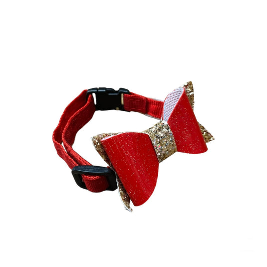 Collar moño Navidad S