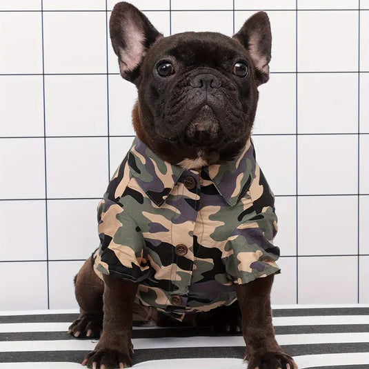 Camisa Camuflada con velcro.