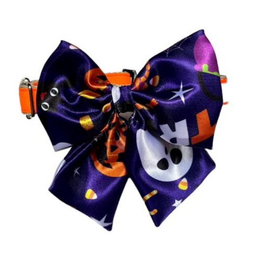 Collar Moño Boo Halloween para perro y gato - Unisex