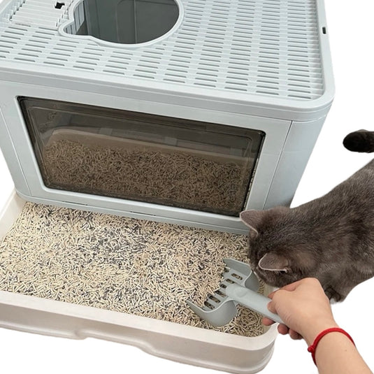 Arenero desarmable con rascador