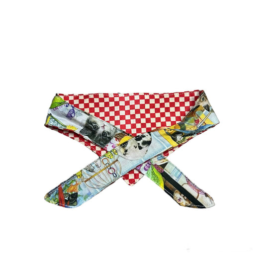 Small double-sided scarves