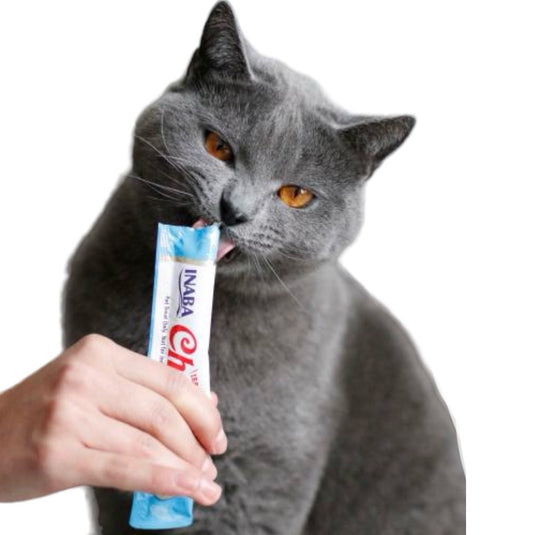 Snack cremoso para gato individual Inaba Churu (Sabores surtidos)