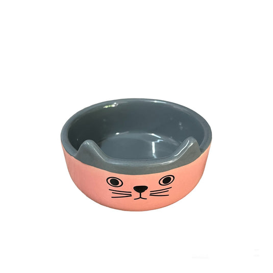 Ceramic feeder / drinker Cat Face and Ears