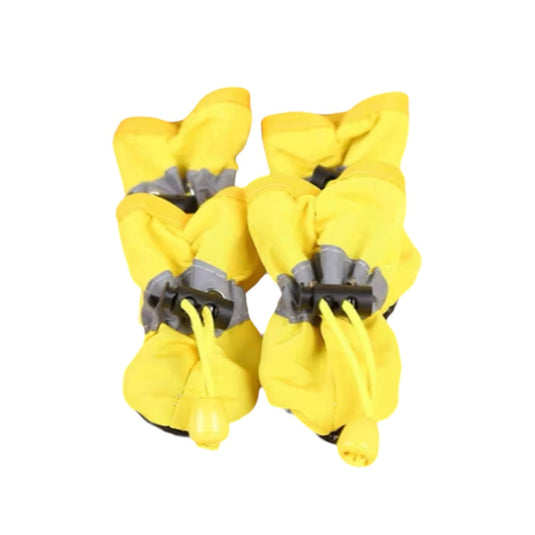 Botas impermeables para lluvia acolchadas para perro y gato