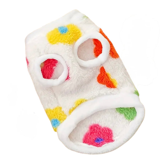 Buzo Floral de Felpa Manga Sisa