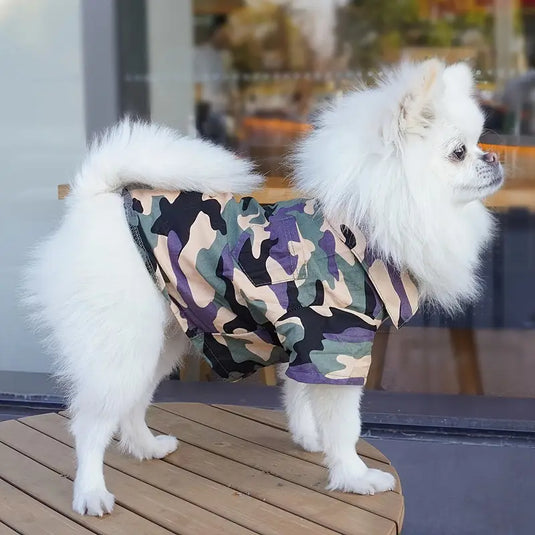 Camisa Camuflada con velcro.