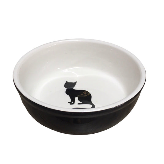 Comedero / bebedero en cerámica Siluetas