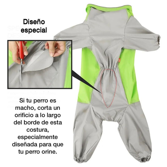 Waterproof rain coverall