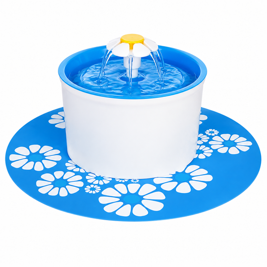Fuente eléctrica flor con tapete