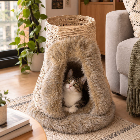 Refugio de lujo para gato