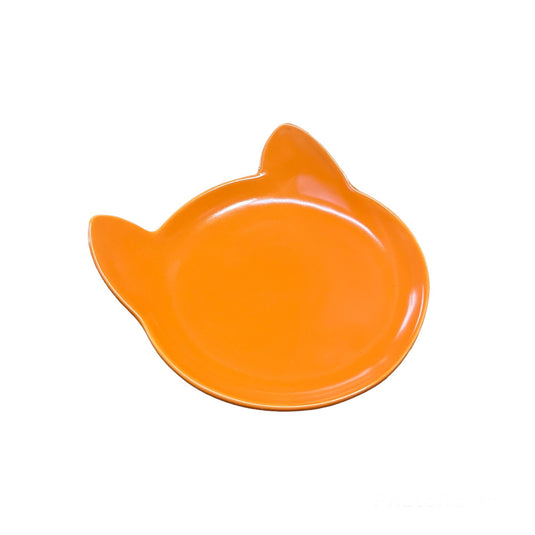 Flat ceramic bowl EARS