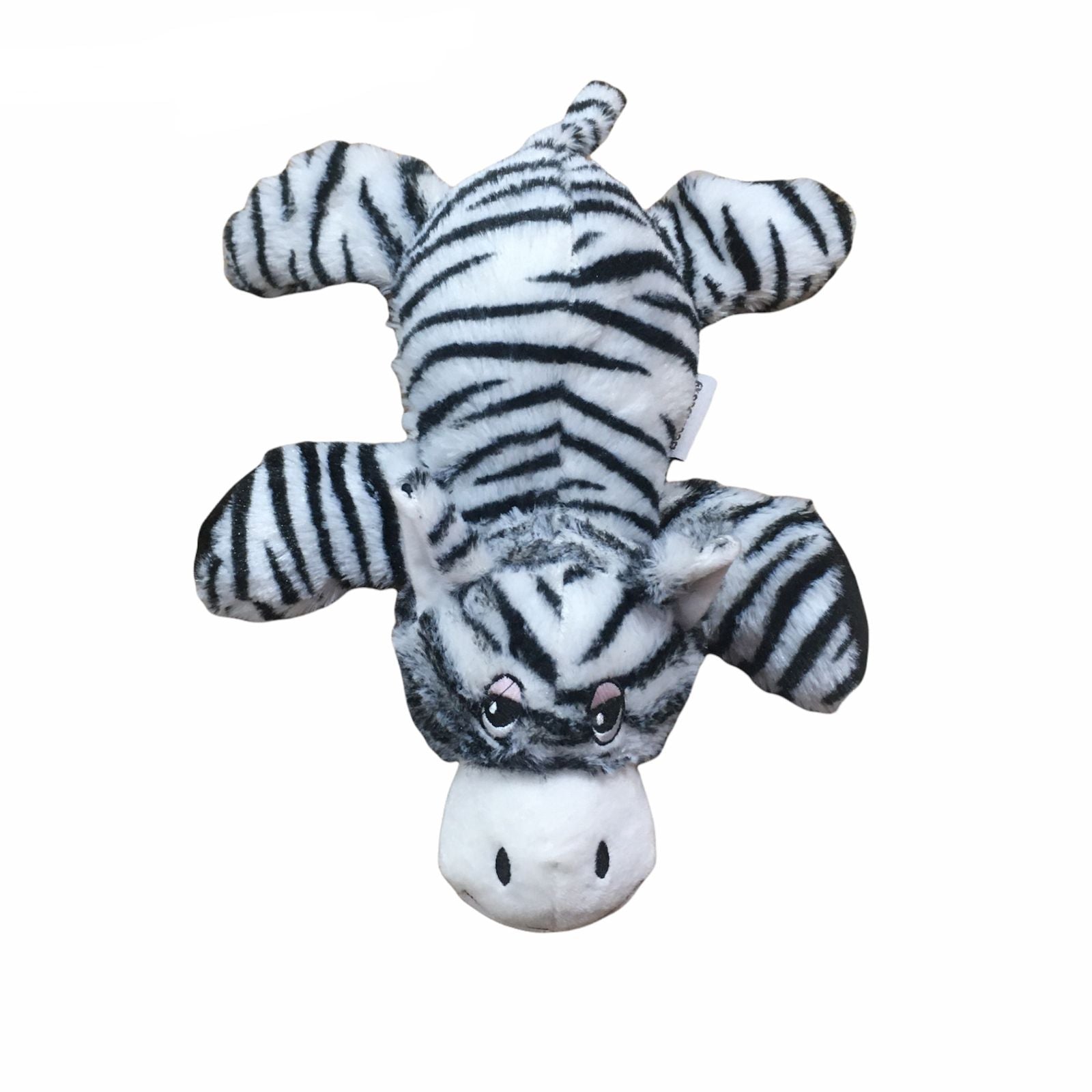 big zebra dog toy
