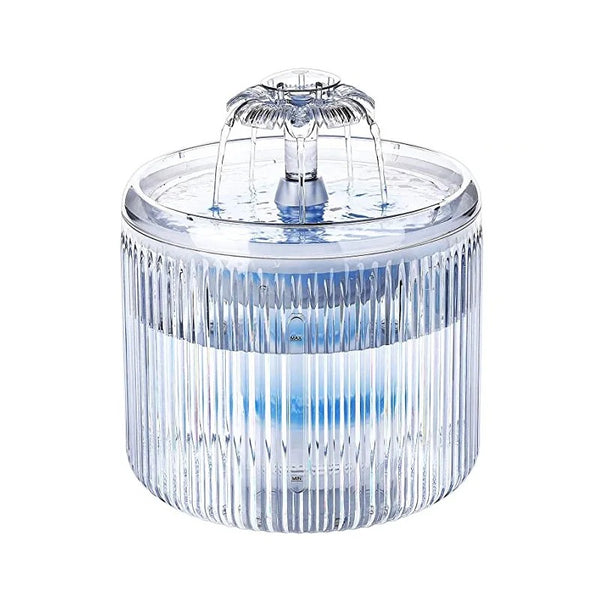 Fuente eléctrica transparente