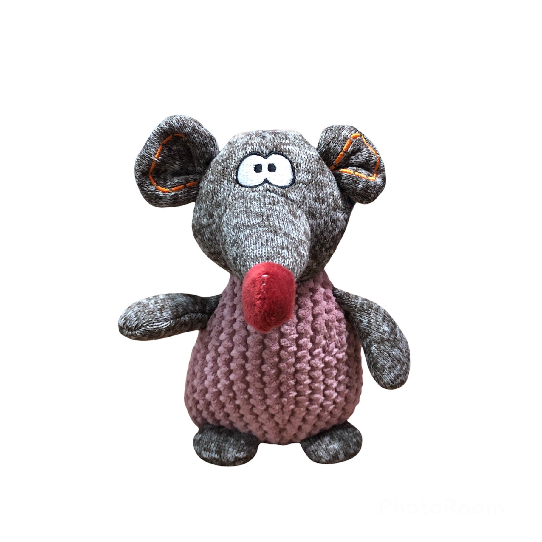 Raton con pito juguete para perro