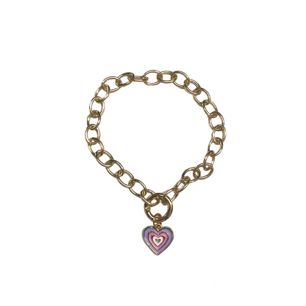 JUICY COUTURE Rhinestone Heart Bracelet