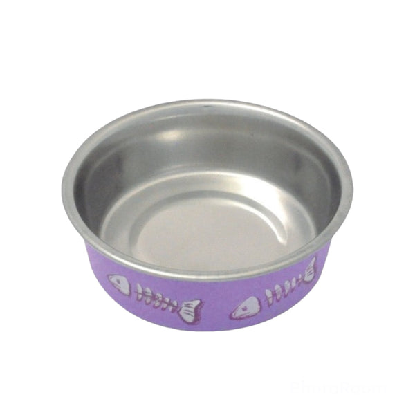 Steel cat feeder
